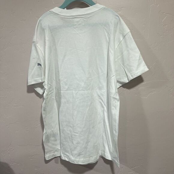 Boys Puma UNITED BLANK TEE White - Picture 5 of 6